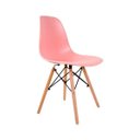 Ver imagem 2 de Kit 4 Cadeiras Eames em Madeira e Pp Rosas