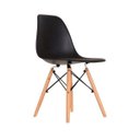 Ver imagem 2 de Kit 4 Cadeiras Eames em Madeira e Pp Pretas