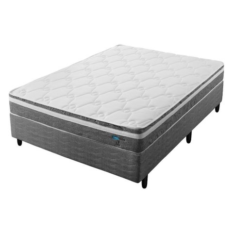 Conjunto Box Viúva Mola Ensacada Prodormir Akira (128x188x46cm)