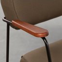 Ver imagem 5 de Poltrona Hall Sarja - Verde Oliva Abra Casa