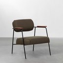 Ver imagem 1 de Poltrona Hall Sarja - Verde Oliva Abra Casa