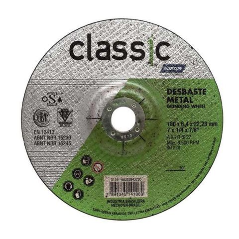 Disco Desbaste 7x7/8 (180x6.4x22) - Norton sem Variação Único
