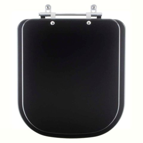 Assento Sanitário Axis Ébano Fosco (Preto Fosco) para vaso Deca
