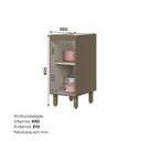 Ver imagem 5 de Balcão sem Tampo 1 Porta 35cm Connect 