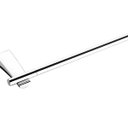 Ver imagem 2 de Toalheiro Longo Cromado Linear Para Toalhas Linha Meber