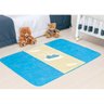 Tapete Quarto Bebê Azul Decorativo 1,20M x 74cm Antiderrapante - 1