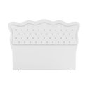 Ver imagem 4 de Cabeceira para Cama Box Casal 140 Cm Eliza Corino Branco I02 - D'Rossi