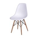 Ver imagem 1 de Cadeira Sala Jantar Escritorio Eiffel - Branca:branco
