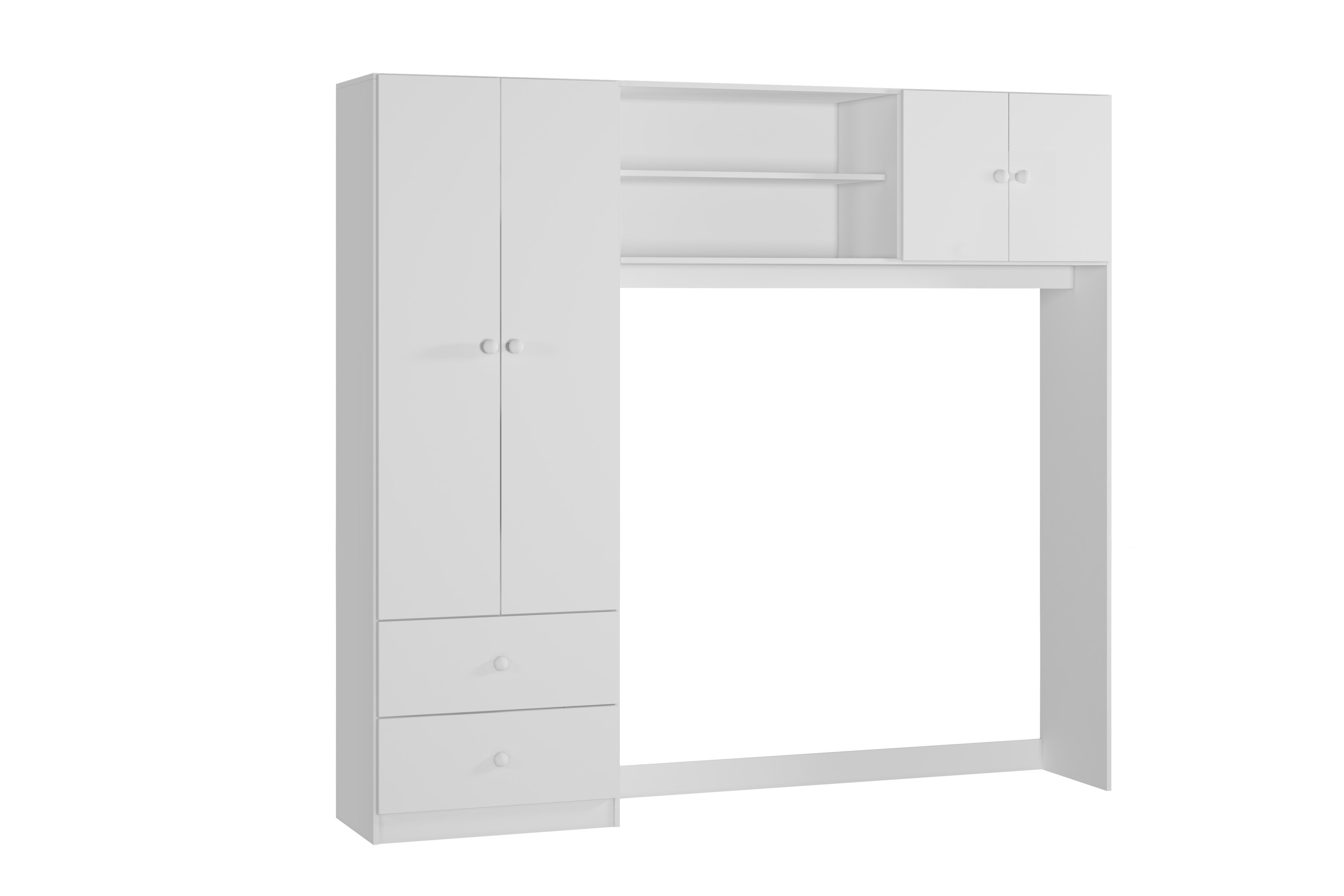 Quarto Infantil Berço Rodizio Guarda-roupas Sophia 100% Mdf - 3