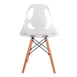 Cadeira Eames Acrílico Transparente Transparente - 2