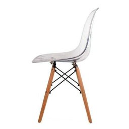 Cadeira Eames Acrílico Transparente Transparente - 3