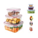 Ver imagem 1 de Kit 3 Potes Herméticos Profissional Freezer Ao Microondas Multitamanhos Organizador Cozinha