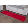 Passadeira de Pelúcia Vermelha para Quarto ou Sala 2,00M x 52cm Antiderrapante - 1