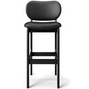 Ver imagem 6 de Kit 05 Banquetas Alta Para Cozinha Madeira Fixa Betta L02 Preto Couríssimo Preto - Lyam Decor