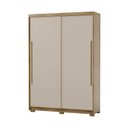 Ver imagem 5 de Guarda Roupa Dubai Infinity Duas Portas de Correr Nature/Fendi - Vila Rica Móveis