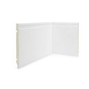 Ver imagem 1 de Kit 36m Linear Rodapé de Poliestireno 20cm x 1,5cm x 240cm Frisado Nfr Branco Ruffino