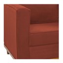 Ver imagem 3 de Sofá 2 Lugares Europa Suede Terracota