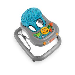 Andador de Bebê Até 12Kg Tutti Baby - Acqua Explorador Cinza - 4