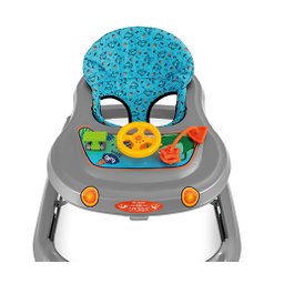 Andador de Bebê Até 12Kg Tutti Baby - Acqua Explorador Cinza - 6