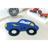 Tapete de Pelúcia Carro Azul Menino 74cm x 56cm Antiderrapante - 3