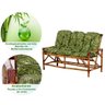 Sofá 3 Lugares de Bambu Cancun para Area Edicula Jardim G06 - 3