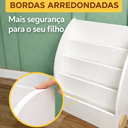 Ver imagem 3 de Estante Infantil Prateleira Montessori Livreiro Expositor Porta Livros para Berçario Hanna