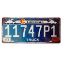 Ver imagem 1 de Placa de Carro Decor em Madeira State Route - Colorado