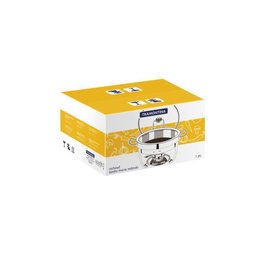 Rechaud Tramontina Redondo em Aço Inox Banho Maria com Suporte para Tampa e Fogareiro 4,3 L - 2