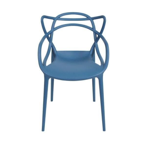 Cadeira Allegra em Pp Azul Petróleo com Braço - 2