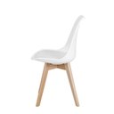 Ver imagem 4 de Kit 4 Cadeiras Mesa Sala de Jantar Saarinen Design Leda Wood Branca