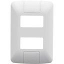 Ver imagem 2 de Placa Aria Branca 02 Modulo 4x2 - Tramontina