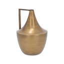 Ver imagem 2 de Vaso Decorativo em Metal Dourado 35cm 18887 Mart