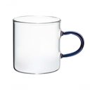 Ver imagem 1 de Dupla de Canecas Vidro Boro com Alça Azul 100 Ml Mimo Style