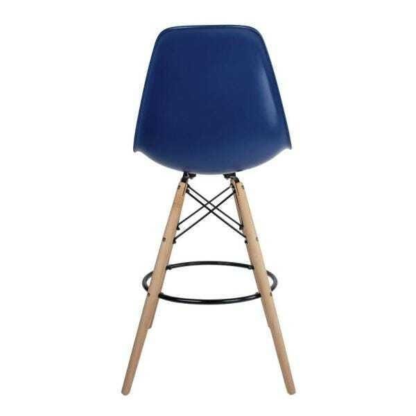 Banqueta Eames Azul Marinho Madeiramadeira