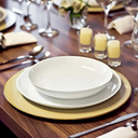 Ver imagem 2 de Prato Fundo Blanc Nadir 22 cm em Vidro Opaline Branco - Kit com 24 Unidades