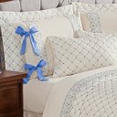 Ver imagem 1 de Jogo de Cama Queen Napoli 4 Peças Algodão Casaborda