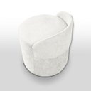 Ver imagem 4 de Puff Decorativo com Encosto Forma Orgânica Bouclé Yuri