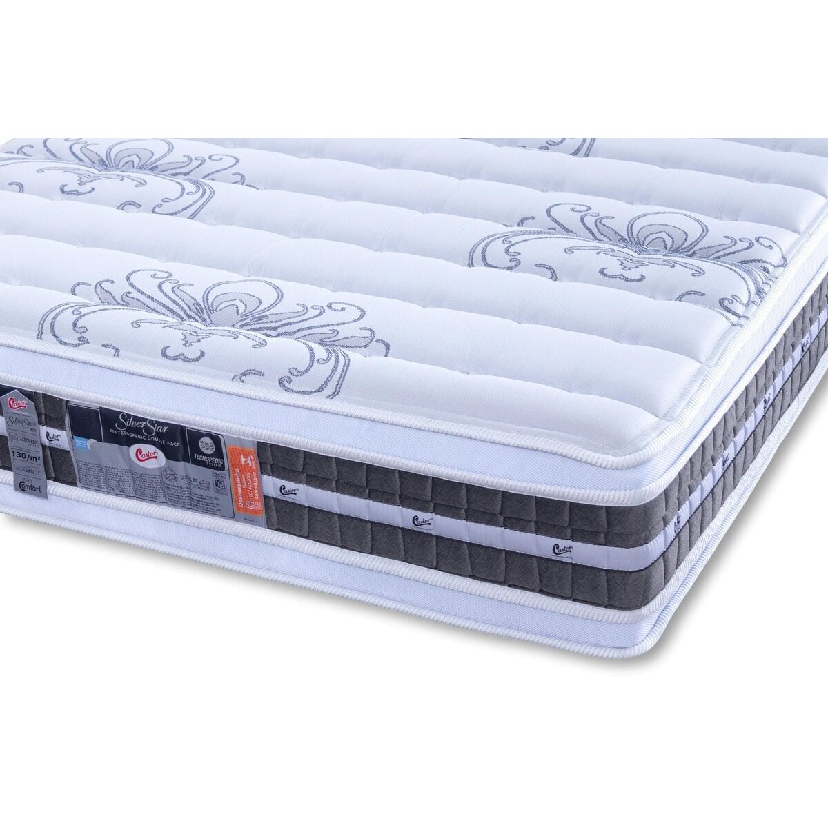 Colchão Casal Castor Silver Star Air Double Face Tecnopedic 138x188x34 - 2