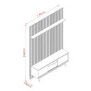 Ver imagem 2 de Conjunto Painel Ripado e Rack Retrô Milo Eras 766 Madetec