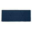 Ver imagem 2 de Cabeceira Painel Solteiro 90 Cm Dunas Suede Azul Marinho - MV Estofados Shop
