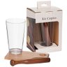 Kit Caipirinha Caixa Presente Copo Socador Tabua Madeira - 1