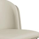 Ver imagem 7 de Cadeira Aurora Couro Pérola Metal Champanhe