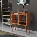 Ver imagem 3 de Aparador Decorativo Adega Nichos Expositores Sala e Home Bar