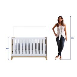 Berço 3 em 1 Favo de Mel 133,6cm FM001 Completa Móveis - 5