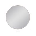 Ver imagem 3 de Espelho Corino 100cm X 100cm Redondo Cairo