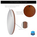 Ver imagem 5 de Espelho Corino 100cm X 100cm Redondo Cairo