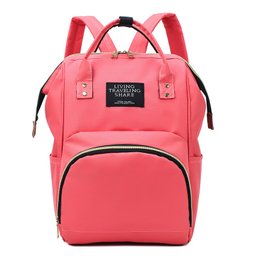 Mochila Maternidade Multifuncional Moderna e Térmica:Rosa - 1