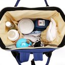 Ver imagem 5 de Mochila Maternidade Multifuncional Moderna e Térmica:Rosa
