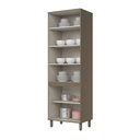 Ver imagem 4 de Cristaleira para Cozinha 4 Portas 71,5cm Connect Cinza