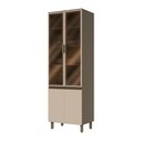 Ver imagem 3 de Cristaleira para Cozinha 4 Portas 71,5cm Connect Cinza